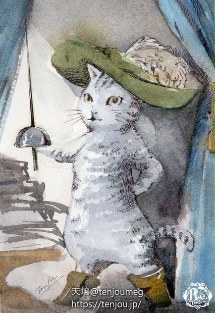 ヒョウ 拓 猫 原画
