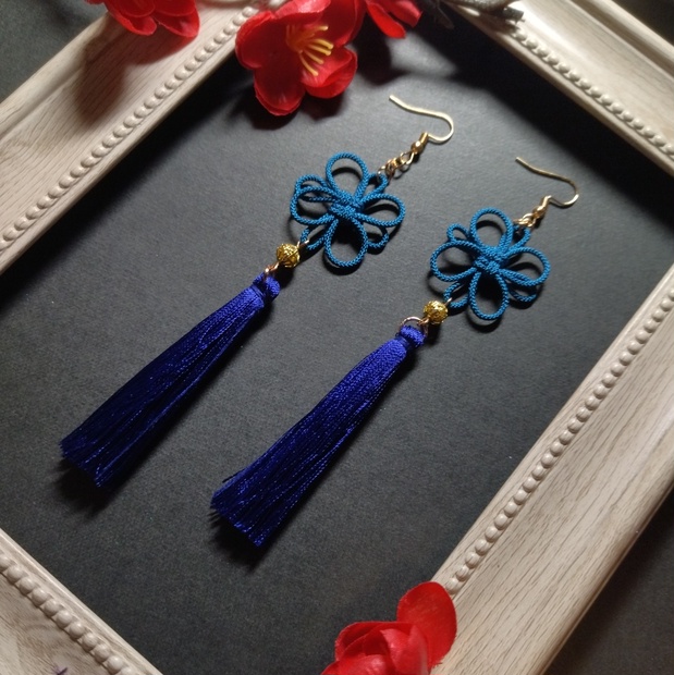 ☆❤️ ピアス　水引　イヤリング　和装　　タッセル　着物 b0713bab-dc58-4a3f-821e-