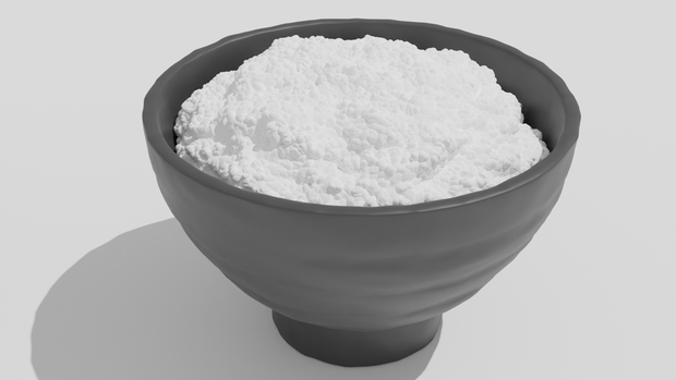 Rice ご飯並盛・大盛(茶碗付き) | 3D Model
