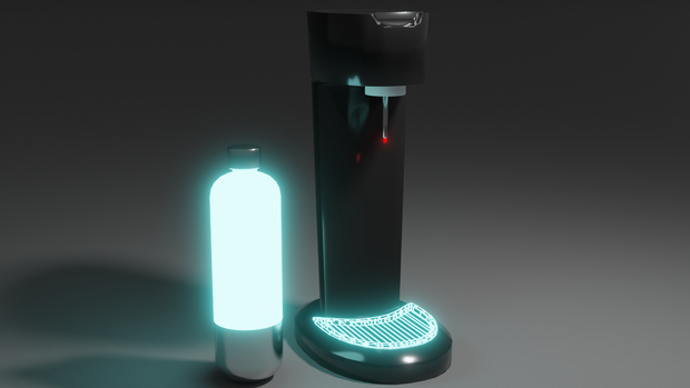 Soda Maker 炭酸水メーカー(ネオンバージョン) | 3D Model