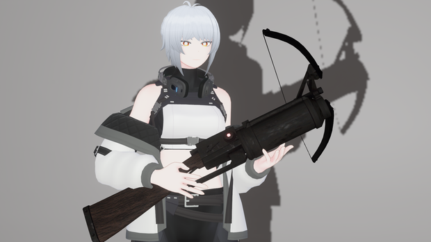 VRChatアバター用モデル 連装クロスボウ