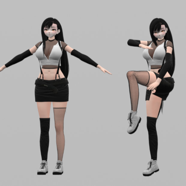 Tifa Lockhart Avatar for VRChat (V.1.1)