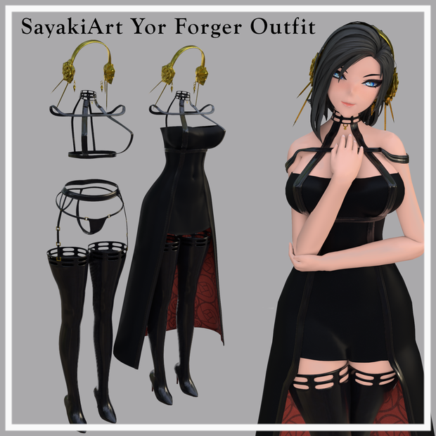 Yor Forger Latex Outfit