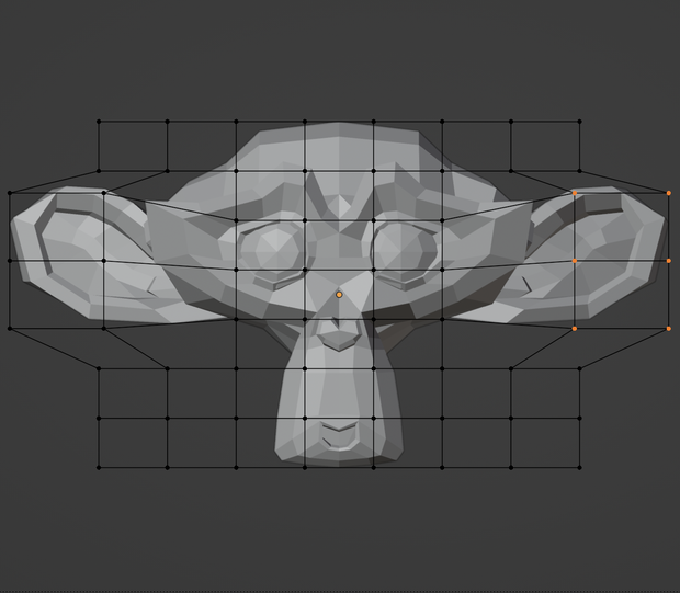 Simple Lattice Mirror (Blender アドオン)