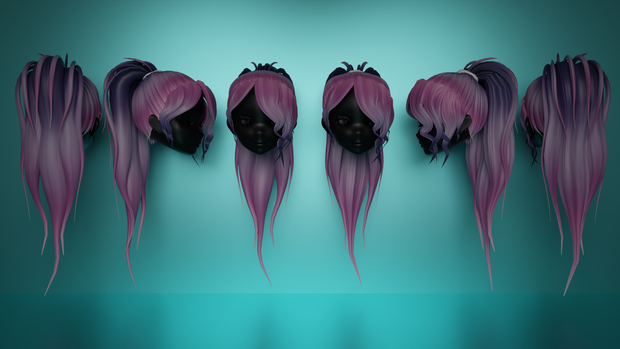Sassy Ponytail - By Jana_Inh ♡