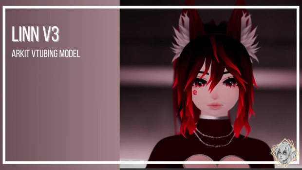 [VRM] Linn V3 VTuber Model - By Jana_Inh ♡