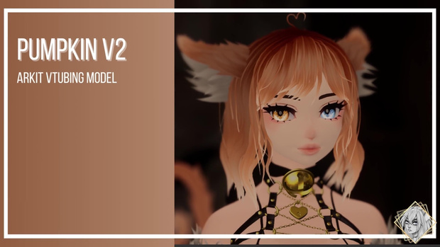[VRM] Pumpkin V2 VTuber Model - By Jana_Inh ♡