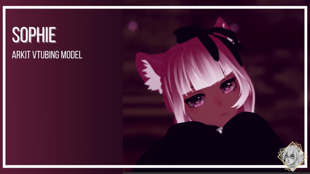 [VRM] Sophie VTuber Model - By Jana_Inh ♡