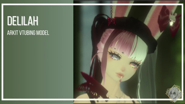 [VRM] Delilah VTuber Model - By Jana_Inh ♡