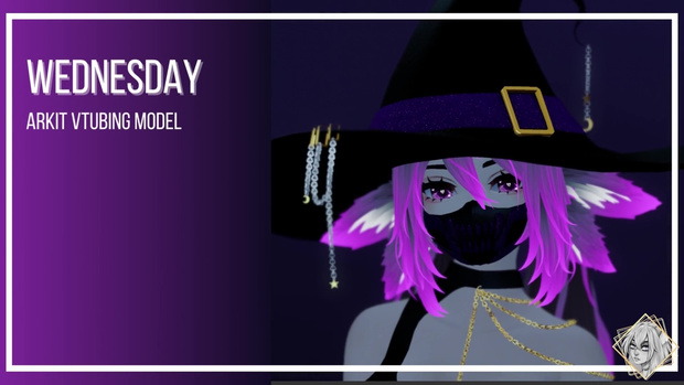[VRM] Wednesday VTuber Model - By Jana_Inh ♡