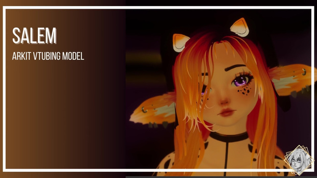 [VRM] Salem VTuber Model - By Jana_Inh ♡