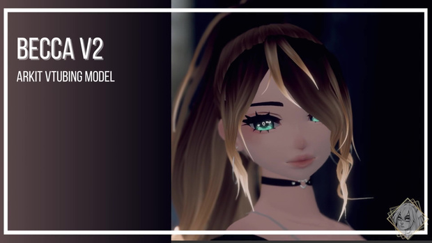 [VRM] Becca V2 VTuber Model - By Jana_Inh ♡