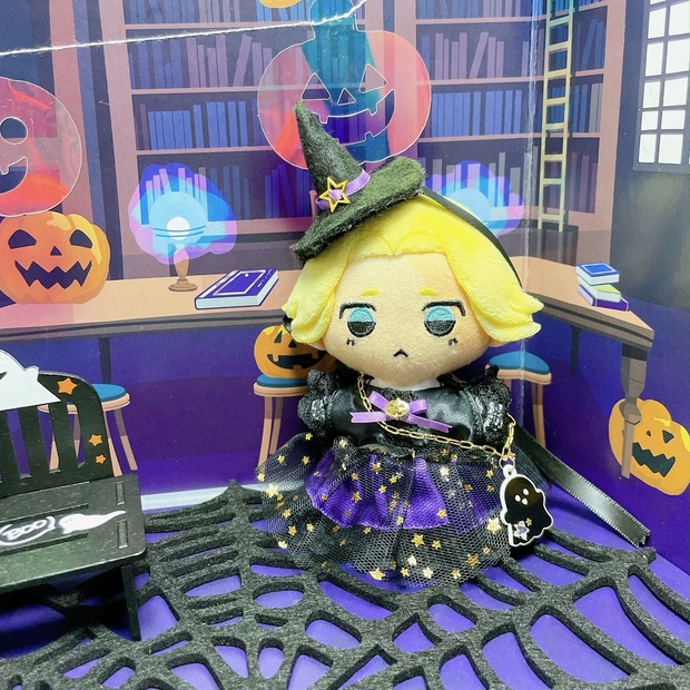 🎃Happy Halloween🎃10cmぬい服 ハロウィンドレス むらさき