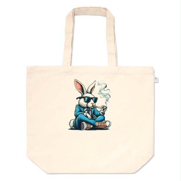 Rabbits smoking cigarettes（煙草を吸うウサギ） Shiba.Inc BOOTH