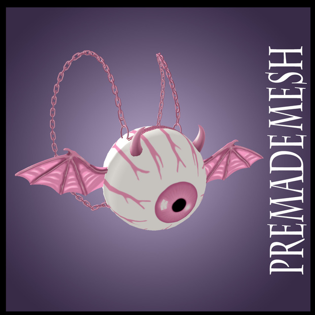 Spooky Eyeball Backpack Mesh