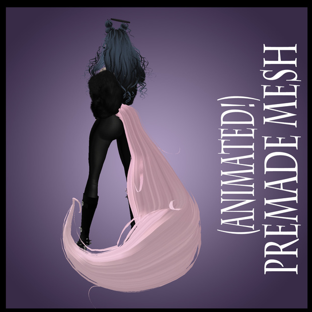 Rigged Animated Fox Tail Mesh