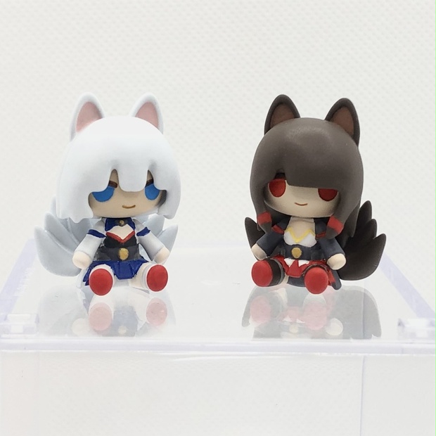 ぬいぐるみ風フィギュア アズールレーン 赤城＆加賀セット - plus:AT 出張所 - BOOTH