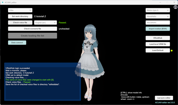 ACUAH editor (English)