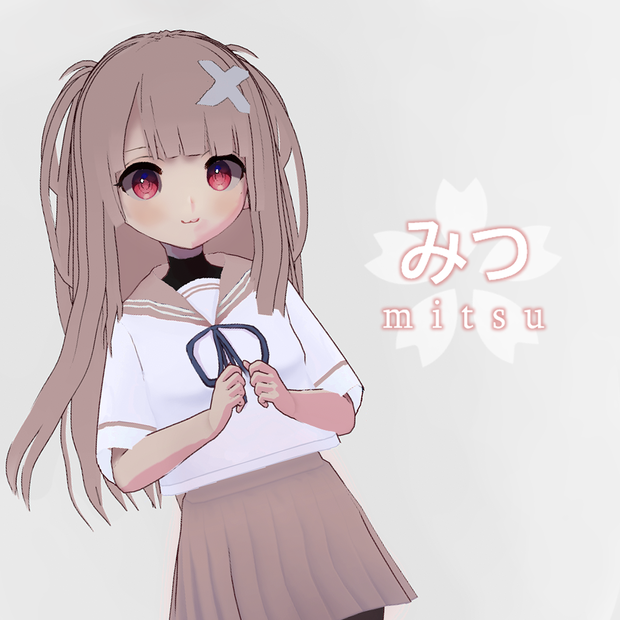 【オリジナル3Dモデル】みつ 【VROIDstudio】