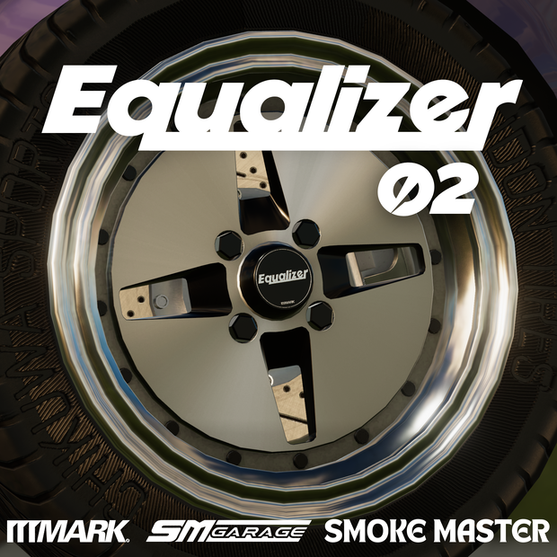 【CVS2向け】MARK Equalizer02 アルミホイール3Dモデル【VRChat】