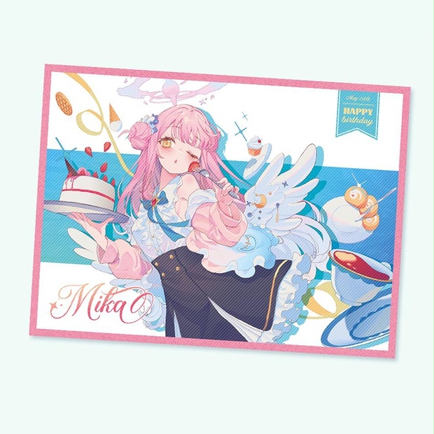 ブルーアーカイブ　聖園ミカ　色紙 ブルーアーカイブ Blue Archive 聖園ミカ 色紙 - unione - BOOTH