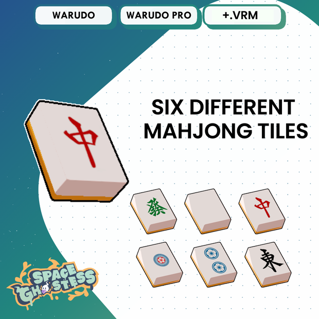 3D Trowable Mahjong Tile 