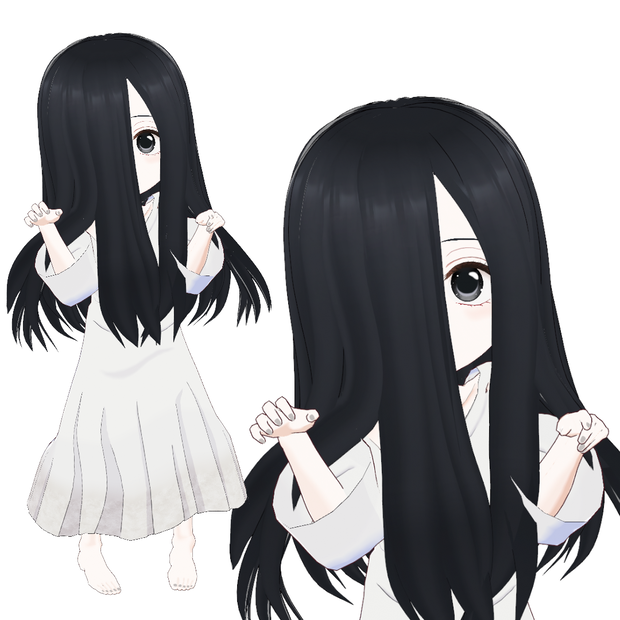 【無料】沙耶子(チビver)の3Dモデル