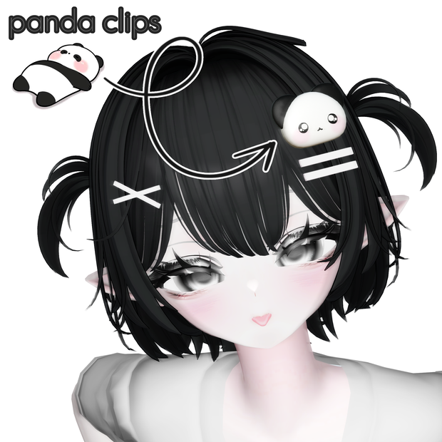 panda clips .ᐟ