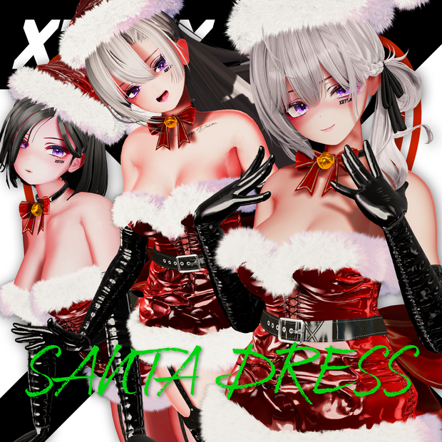 [9アバター対応] SANTA DRESS🎅🎅