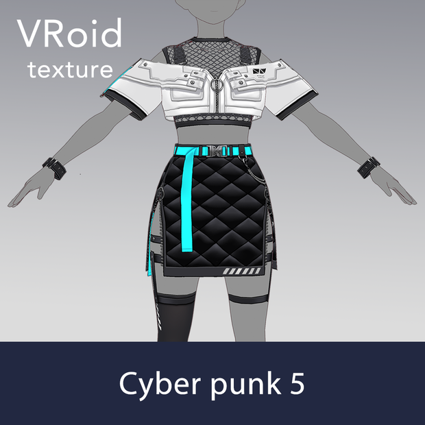 【VRoid texture 45】サイバーパンク5