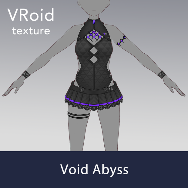 【VRoid texture 75】ヴォイドアビス