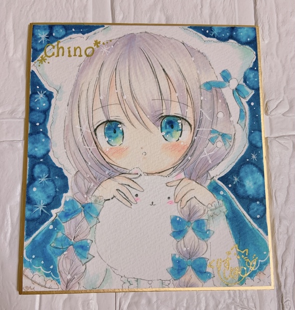 手描きイラスト オーダー受付ます ノ 豆色紙 ハガキサイズ Www Vetrepro Fr