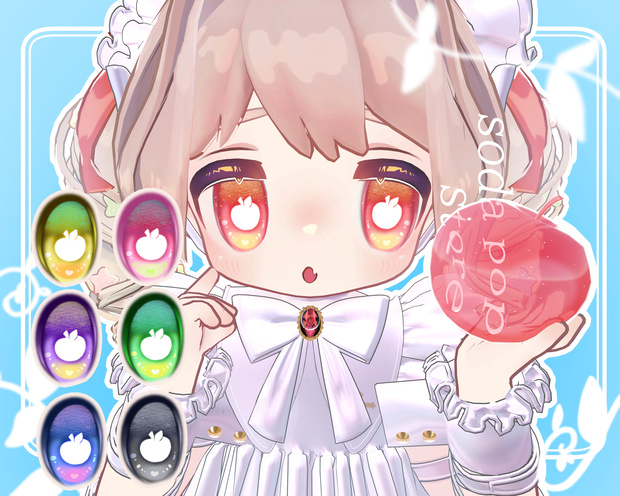 ≪SAEL≫【キプフェル♡KIPFEL】『 - Apple texture - 』 Fece.Body&Eye texture