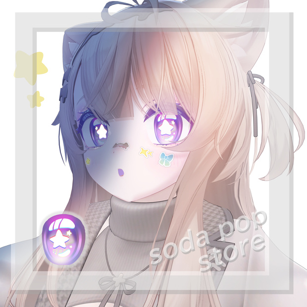【エク♡Eku】『 - Coloré makeup texture- 』Fece&Eye texture