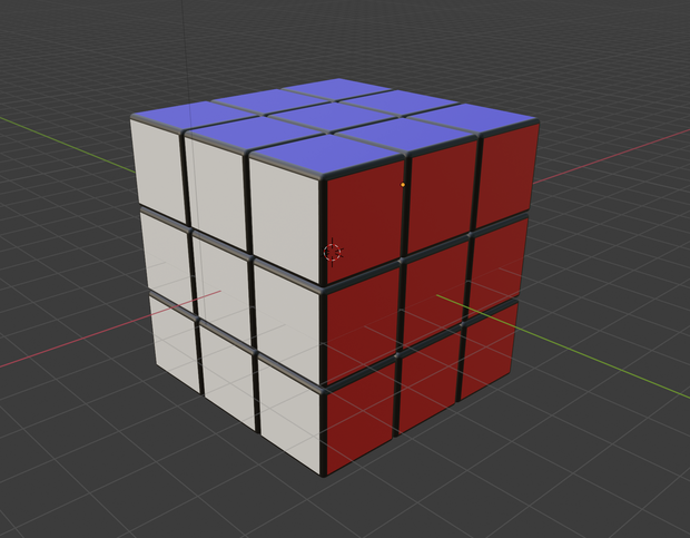 【unitypackage、fbx】ルービックキューブ