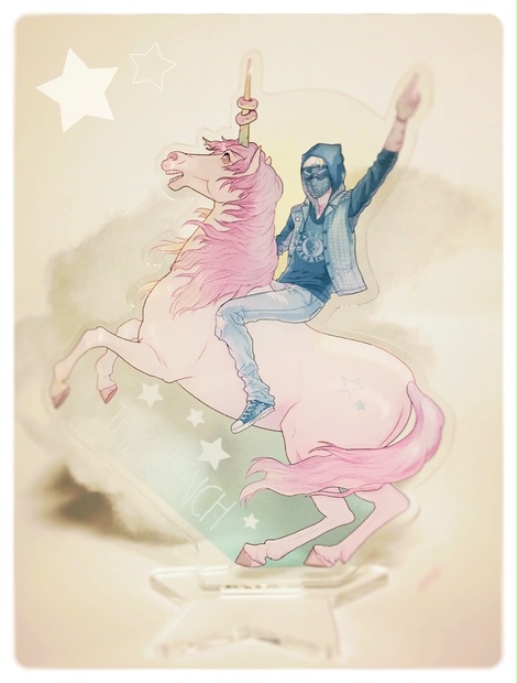 The Wrench Ride A Unicorn Chiron Blue Booth