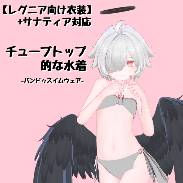 【レグニア向け衣装】+サナティア対応 チューブトップ的な水着