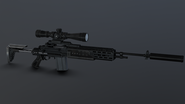 M14 EBR.fbx unityアセット同梱版