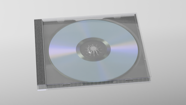 CD+ケース　3Dモデル
