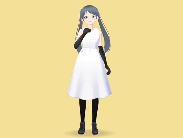 【VRM 3Dアバターモデル女性】F69