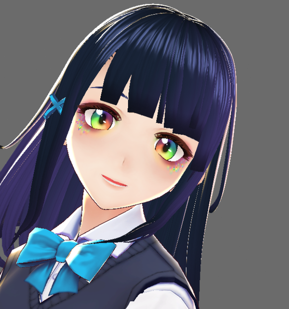 VRoid Rainbow Eye and Face Texture Set