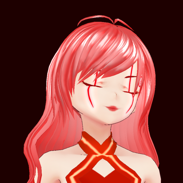 VRoid Virus Face Texture