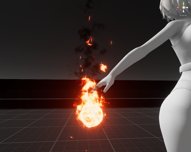 【Unity/VRChat】Fireball Springjoint by Raivo