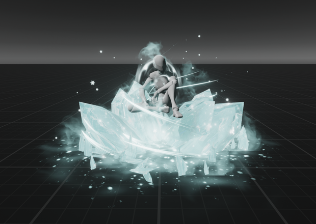 【Unity/VRChat】Updated! Ice AFK Particles by Raivo
