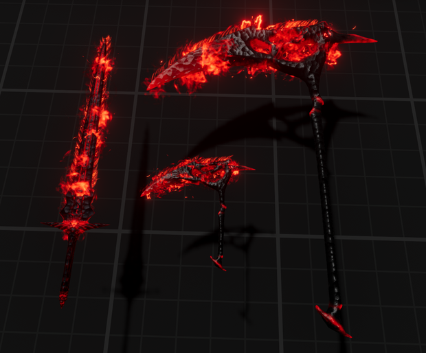 【Unity/VRChat】Crimson Weapons by Raivo