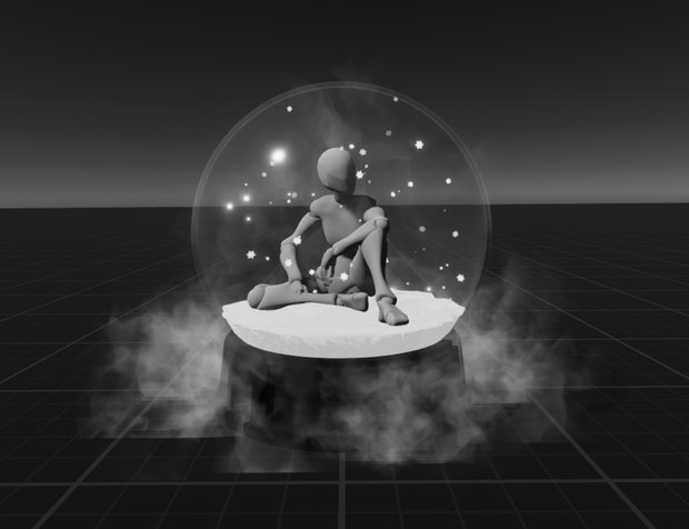 【Unity/VRChat】SnowGlobe AFK by Raivo