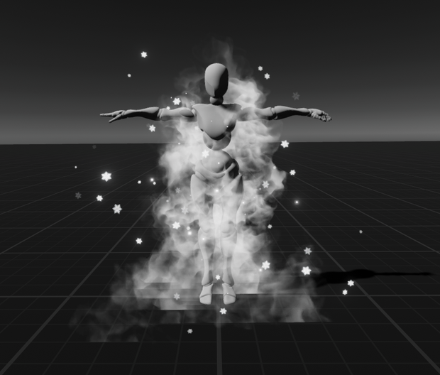 【Unity/VRChat】Snow Mist Aura by Raivo