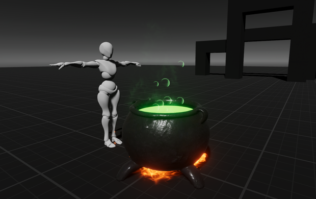 【Unity/VRChat】Witch Cauldron by Raivo