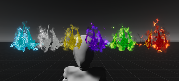 【Unity/VRChat】Elemental Crowns by Raivo