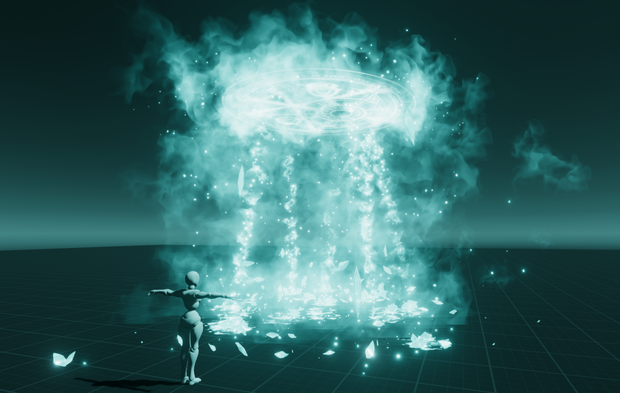【Unity/VRChat】Ice Storm Attack by Raivo